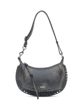 Isabel Marant Borsa Oskan Moon-GD in Pelle Vintage Nera - Borse A Spalla Donna | $store$