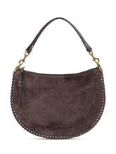 Isabel Marant Borsa Oskan Soft Zip in Suede Marrone - Borse A Spalla Donna | $store$