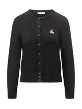Isabel Marant Étoile Cardigan Nero con Logo Ricamato - Abbigliamento Donna | $store$