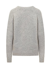 Isabel Marant Étoile Cardigan Grigio con Logo Ricamato - Abbigliamento Donna | $store$