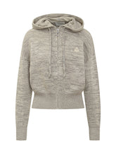 Isabel Marant Étoile Felpa Grigia con Cappuccio e Logo - Abbigliamento Donna | $store$