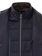 Cappotto Blu con Gilet Interno Corneliani - Abbigliamento Uomo | $store$
