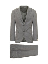 Corneliani Abito Monopetto in Cupro Grigio Uomo - Abbigliamento Uomo | $store$