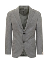 Corneliani Abito Monopetto in Cupro Grigio Uomo - Abbigliamento Uomo | $store$