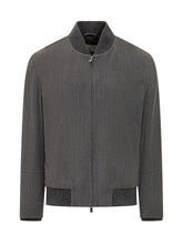 Corneliani Giacca Bomber Grigia Uomo - Abbigliamento Uomo | $store$