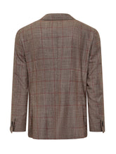 Blazer Principe di Galles Marrone Corneliani - Abbigliamento Uomo | $store$