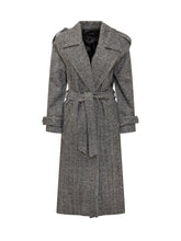 Actualee Long Grey Coat with Belt - Actualee | $store$