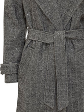 Actualee Long Grey Coat with Belt - Actualee | $store$