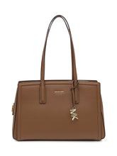 Michael Kors Borsa Shopping Media in Pelle Marrone - Borse A Spalla Donna | $store$