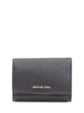 Michael Kors MD Trifold Wallet in Pelle Nera - Accessori Donna | $store$