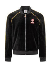 Casablanca Black Velvet Bomber Jacket with Yellow Piping - Casablanca | $store$