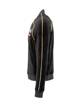 Casablanca Black Velvet Bomber Jacket with Yellow Piping - Casablanca | $store$