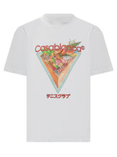 Casablanca White T-Shirt with Sushi Graphic Print - Casablanca | $store$