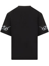 Casablanca Black T-Shirt with Floral and Tribal Print - Casablanca | $store$