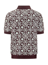 Casablanca Polo Bordeaux con Logo All Over - Abbigliamento Uomo | $store$