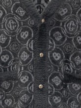 Casablanca Wool Cardigan with Grey Monogram Logo - Casablanca | $store$