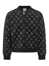 Casablanca Black Jacket with All Over Logo - Casablanca | $store$