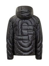 Casablanca Piumino in Nylon Nero con Logo Trapuntato - Abbigliamento Uomo | $store$