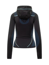 Casablanca Felpa Tecnica con Cappuccio e Dettagli a Contrasto - Abbigliamento Donna | $store$