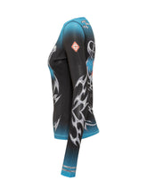 Top Casablanca a Maniche Lunghe con Stampa Floreale - Abbigliamento Donna | $store$