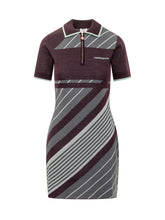 Casablanca Short Polo Dress with Two-Tone Stripes - Casablanca | $store$