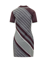 Casablanca Short Polo Dress with Two-Tone Stripes - Casablanca | $store$