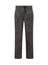 Pantaloni Dolce & Gabbana in Lana Tweed Neri - Abbigliamento Uomo | $store$