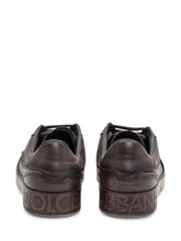 Dolce & Gabbana Sneakers Vit Beck in Pelle Marrone - COLLEZIONE TEAM EC | $store$