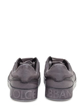 Dolce & Gabbana Sneakers Vit Beck in Pelle Grigia - COLLEZIONE TEAM EC | $store$