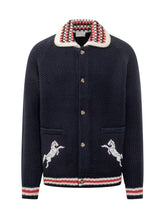 Drole De Monsieur Knitted Cardigan with Embroidery - COLLEZIONE TEAM EC | $store$