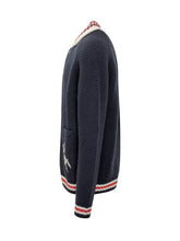 Drole De Monsieur Knitted Cardigan with Embroidery - COLLEZIONE TEAM EC | $store$