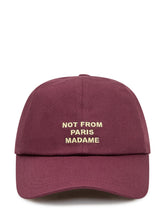 Drôle de Monsieur Bordeaux Cap with Embroidery - COLLEZIONE TEAM EC | $store$