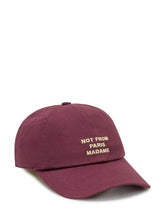 Drôle de Monsieur Bordeaux Cap with Embroidery - COLLEZIONE TEAM EC | $store$