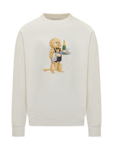 Drole de Monsieur White Graphic Dog Sweatshirt - COLLEZIONE TEAM EC | $store$