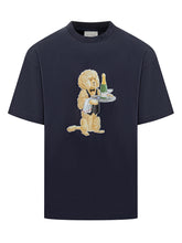 Drole de Monsieur Blue Dog Waiter T-shirt - COLLEZIONE TEAM EC | $store$