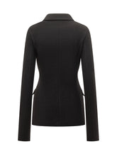 Giacca Dolce & Gabbana Doppiopetto in Lana Nera - Abbigliamento Donna | $store$