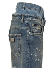 Jeans Dolce & Gabbana a Vita Alta con Effetto Doppiato - Abbigliamento Donna | $store$