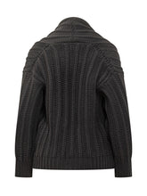 Dolce & Gabbana Cardigan Oversize Nero a Treccia - Abbigliamento Donna | $store$