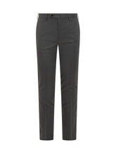 Incotex Grey Virgin Wool Trousers - COLLEZIONE TEAM EC | $store$