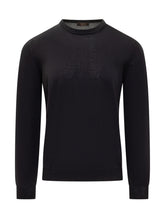 Slowear Black Merino Wool Long Sleeve Sweater - COLLEZIONE TEAM EC | $store$