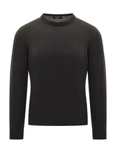 Slowear Grey Technical Wool Long Sleeve Sweater - COLLEZIONE TEAM EC | $store$