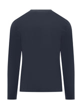 Slowear Blue Cotton Long Sleeve Sweater - COLLEZIONE TEAM EC | $store$