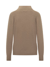 Zanone Taupe High-Neck Sweater - COLLEZIONE TEAM EC | $store$
