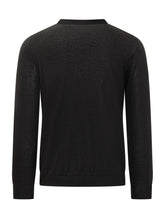 Slowear Black Lightweight Wool Long Sleeve Sweater - COLLEZIONE TEAM EC | $store$