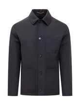 Incotex Blue Jacket with Patch Pockets - COLLEZIONE TEAM EC | $store$