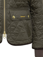 Barbour Giacca Trapuntata Verde con Colletto in Velluto - Abbigliamento Donna | $store$