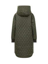 Barbour Piumino Trapuntato Verde con Cappuccio - Abbigliamento Donna | $store$