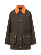 Barbour Waxed Jacket with Contrast Collar - Barbour | $store$