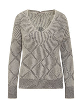 Exterior Geometric Lurex Sweater - COLLEZIONE TEAM EC | $store$