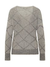 Exterior Geometric Lurex Sweater - COLLEZIONE TEAM EC | $store$